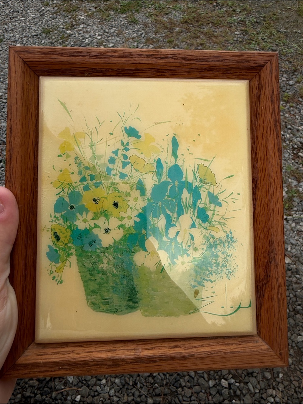 Vtg | Floral Tile